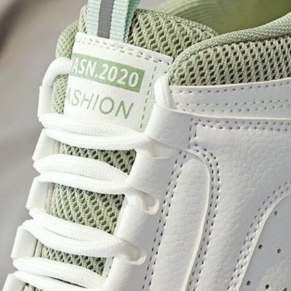 Sepatu Sneakers Wanita Modis Sneakers Wanita Flat Bersirkulasi Anti Slip Import 1077-5