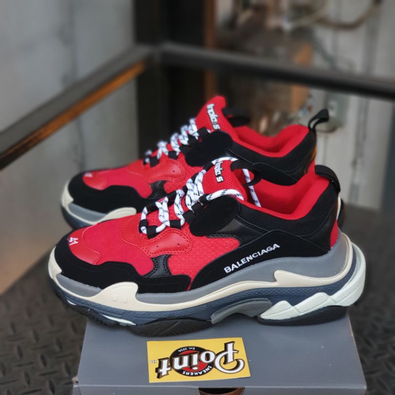 triple s red black