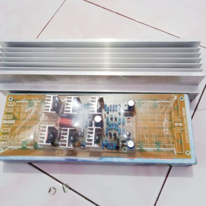 Kit driver super power 1500wat tersedia pcb final 10 set plus heatsink 30cm 2u