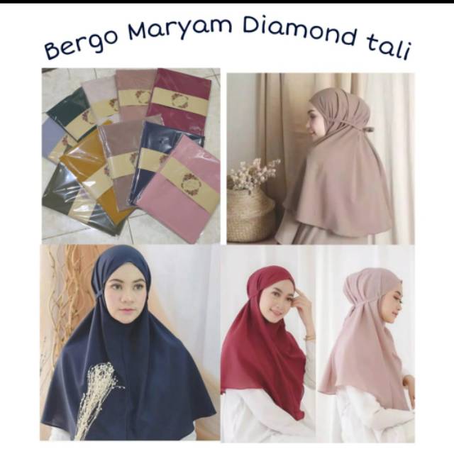 Bergo Maryam/Jilbab Instan