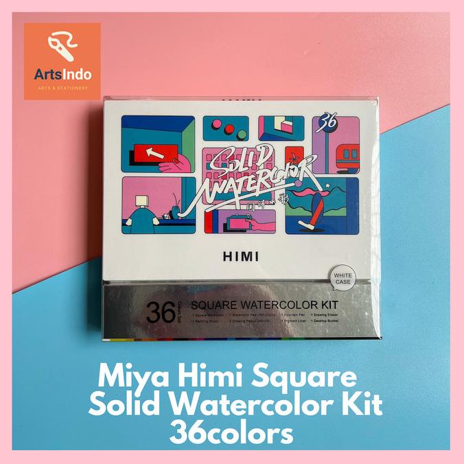 

Miya Square Watercolor Kit 36 colors ---READY---