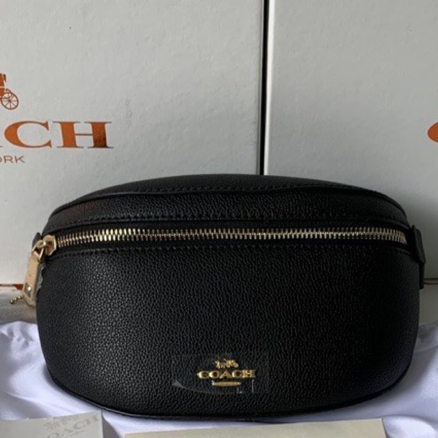 COACH BELT BAG IN PEBBLE LEATHER (39939)