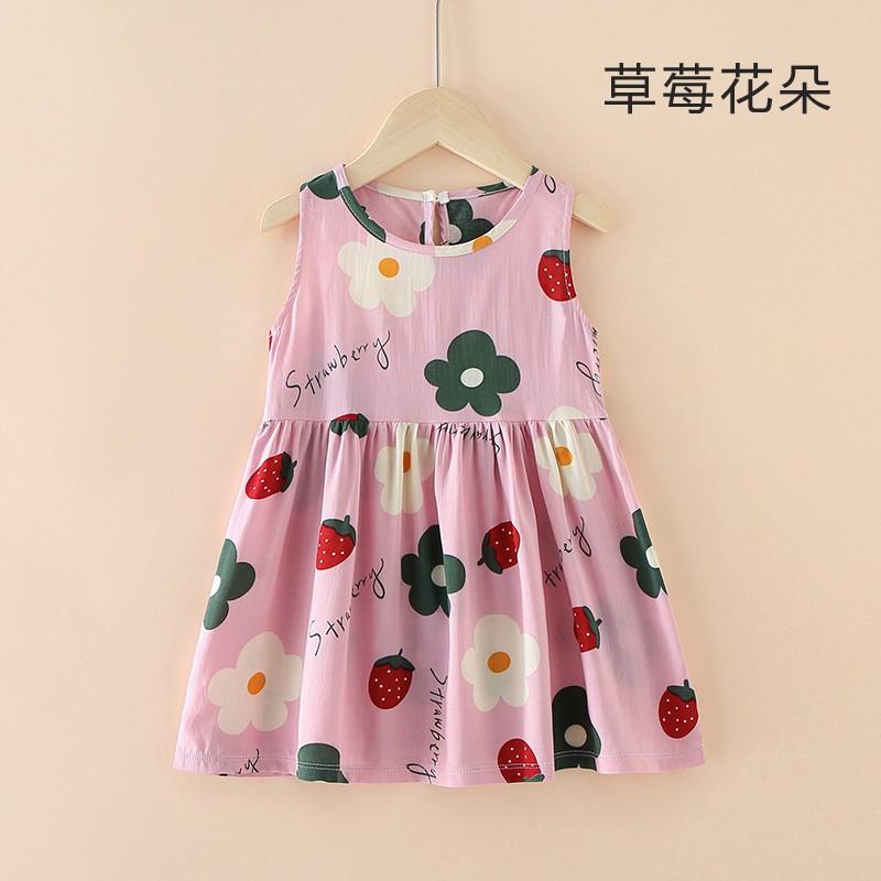 Le Khari  0-5Thn Dress Anak Import Dress Homedress-Bunga