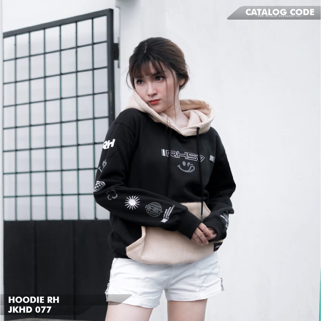 [ PROMO BELI 2 ONGKIR 1 ] JAKET HOODIE RH57 ORIGINAL JKHD 077 HOODIE RACING HELL PRIA WANITA TERLARI