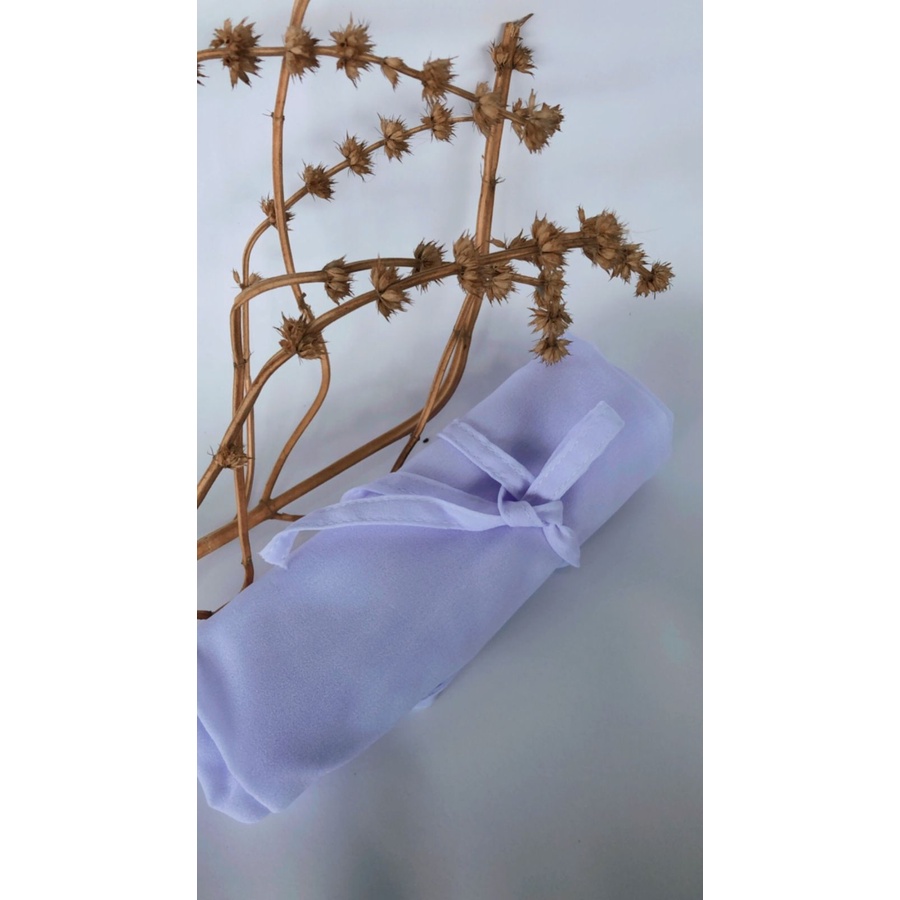 Bergo Maryam polos khimar Instan kerudung tali jilbab diamond bergo mariam-M diamond  White