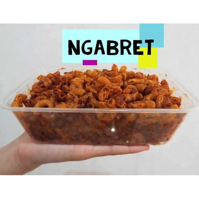 Makaroni / Makaroni Ngabret 200 gram kemasan Box