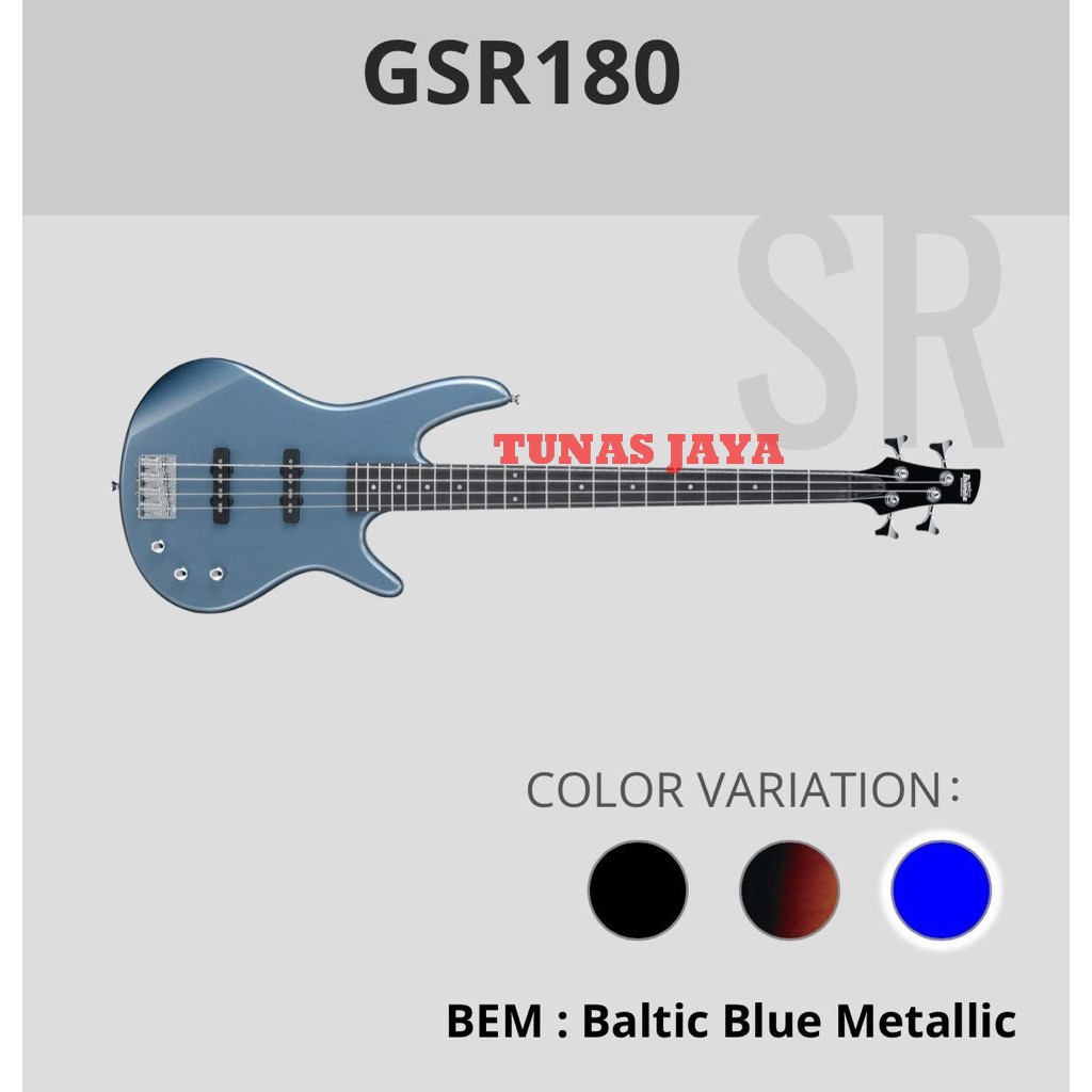 Gitar Bass IBANEZ GSR 180BEM - GSR180 - GSR 180 BEM