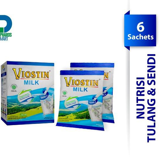 

『MPD』 Viostin Milk - Susu Untuk Jaga Kesehatan Tulang & Sendi 1 Box (6 Sachet)