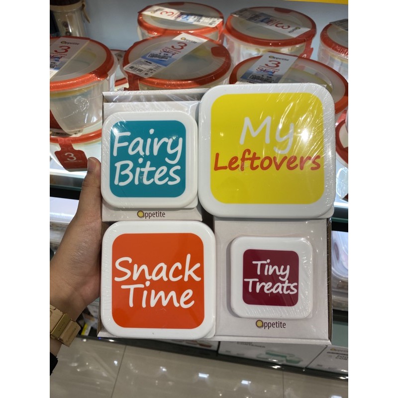 INFORMA FOOD CONTAINER APPETITE 1 set (TEMPAT MAKAN INFORMA)
