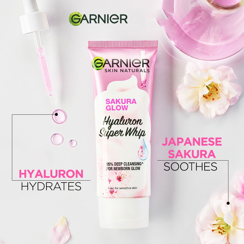 GARNIER Sakura White Pinkish Glow Whip Foam