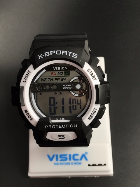 Jam Tangan Merk Visica Sport Digital Led Lighting Anti Air