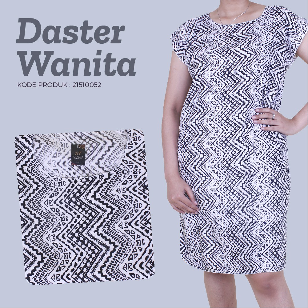  BATIK  TRUSMI  DASTER  BATIK  BAJU TIDUR WANITA MODEL MIDI 