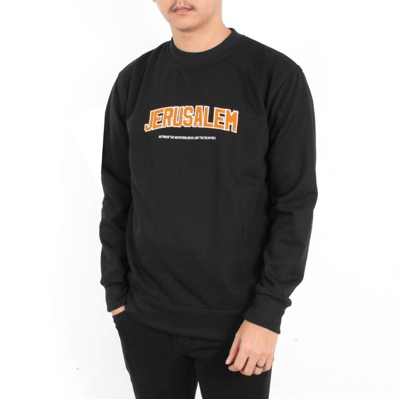 moxsa second store-crewneck jerusalem sweater jerusalem sweater crewneck jerusalem