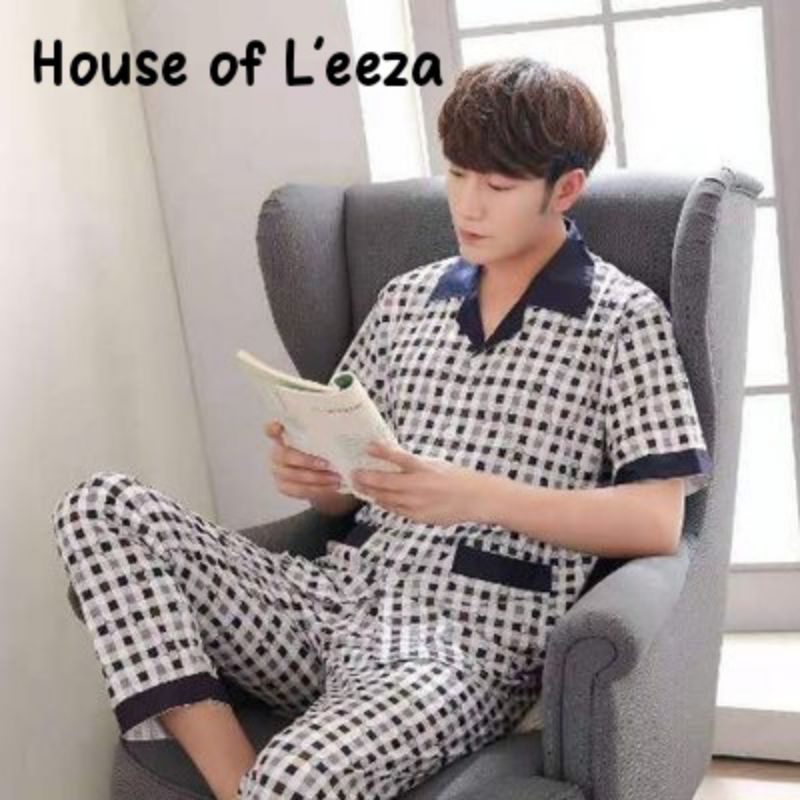 Piyama Baju Tidur Pria cute fashion (COCOK UNTUK COUPLE) / Baju tidur cowok