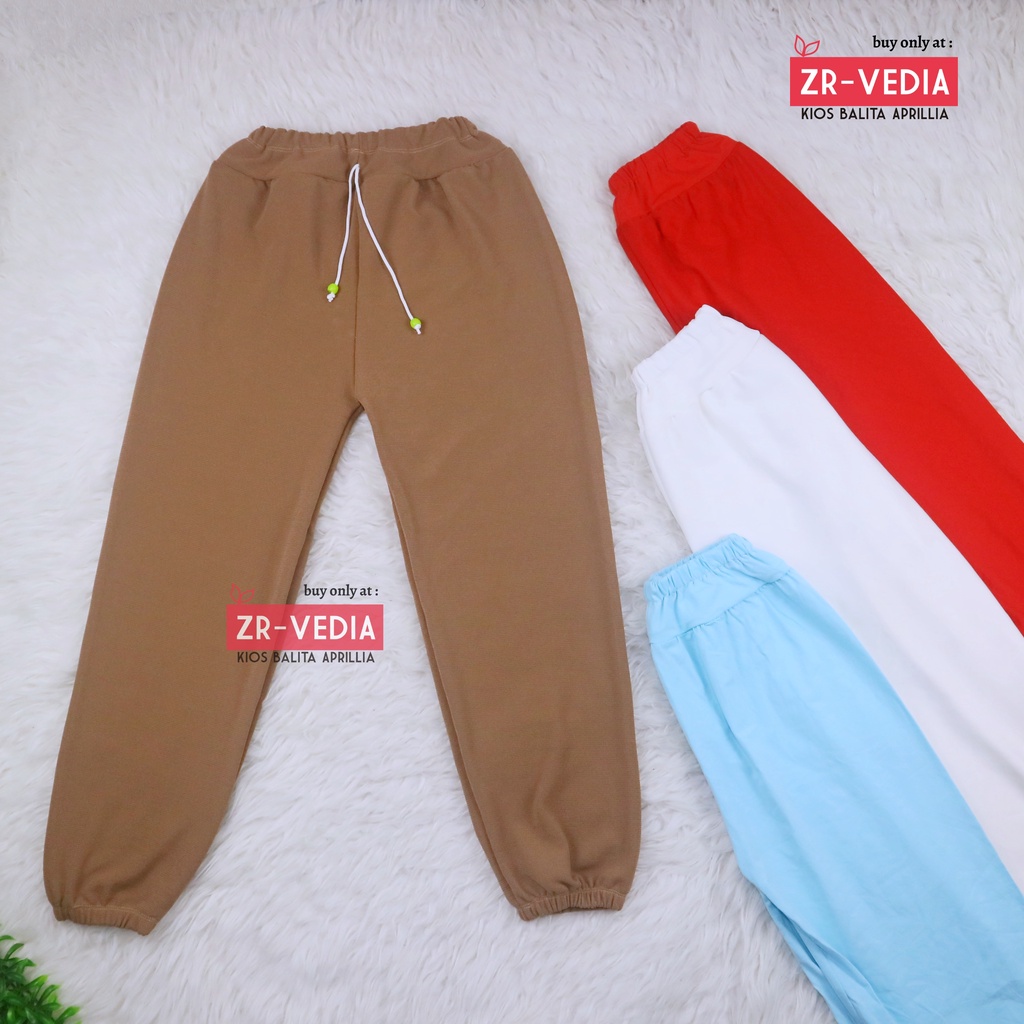 Jogger Polos Molly Uk 8-10 Tahun / Pants Celana Panjang Anak Laki Perempuan Joger Grosir Murah