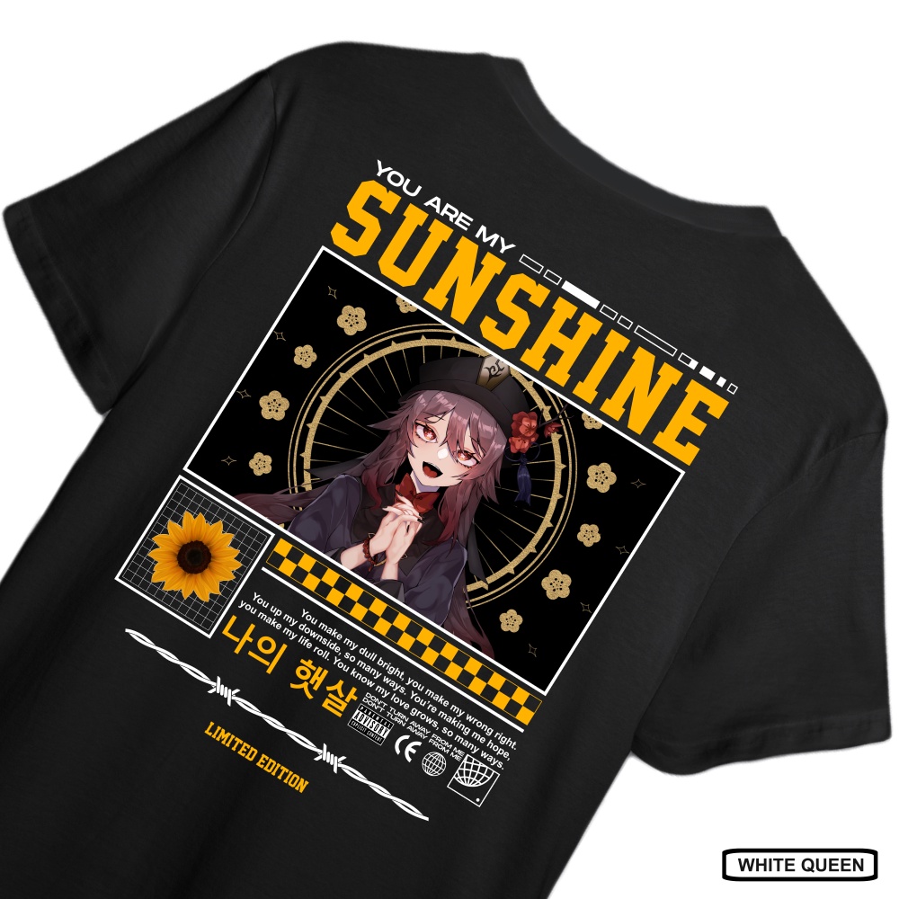 KAOS HU TAO GENSHIN IMPACT STREETWEAR - KAOS STREETWEAR DISTRO PRIA & WANITA KAOS ANIME & GAME GENSH