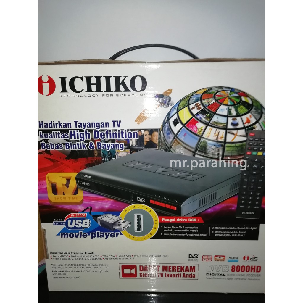 STB ICHIKO (Set Top Box) Receiver Digital DVB-T2 8000HD