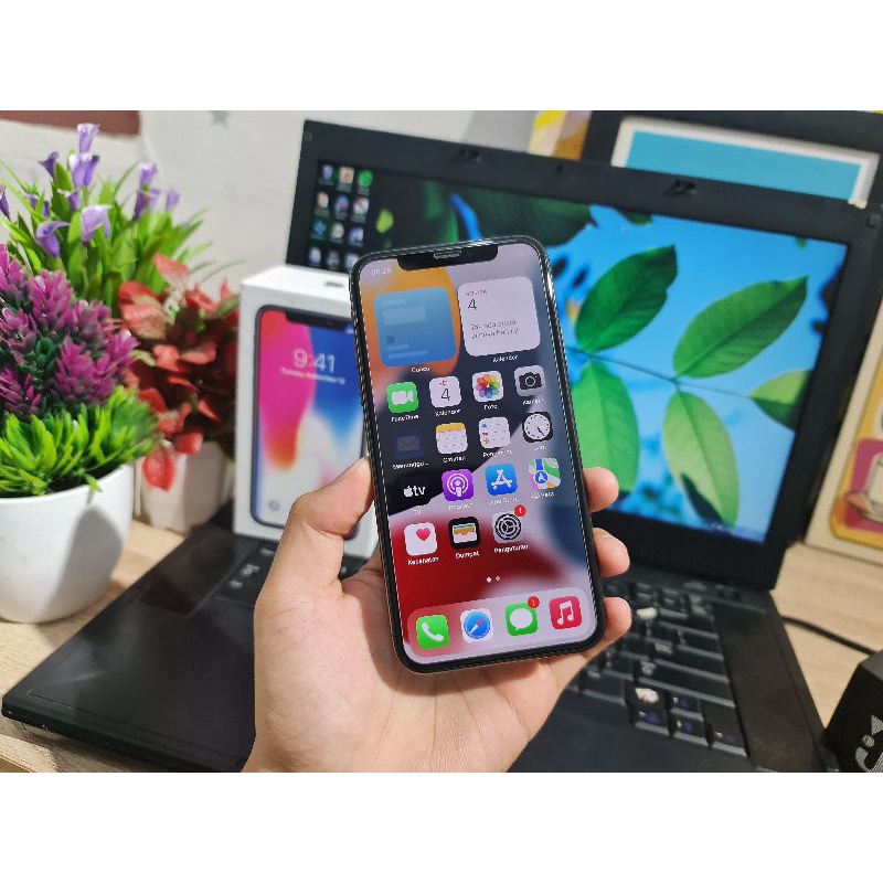 APPLE IPHONE X 256GB BLACK NO MINUS LL/A TERMURAHH