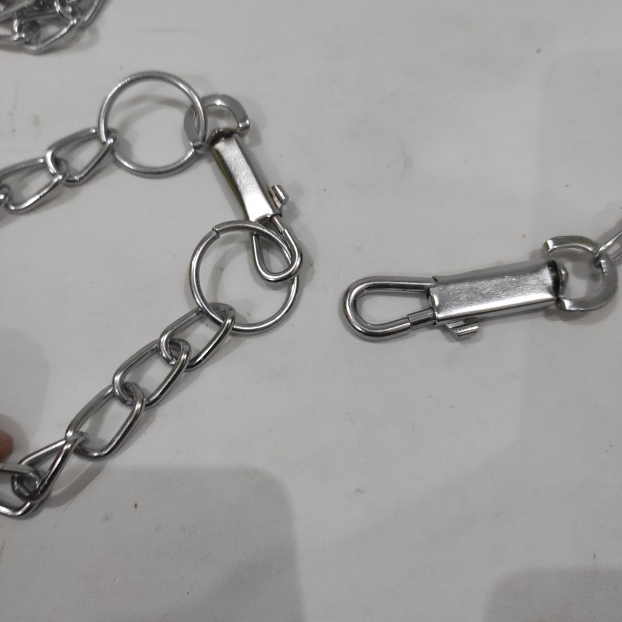 Rantai Anjing Besar Dog Chain Chrome Stainless