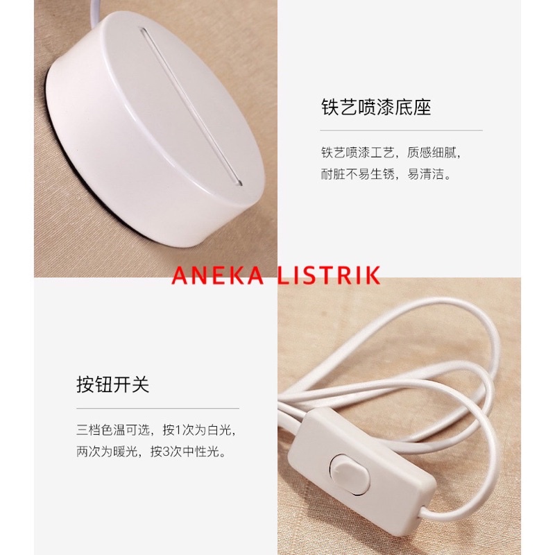 DUDUKAN LAMPU HIAS 3D ACRYLIC / LAMPU HIAS 3D TATAKAN LAMPU