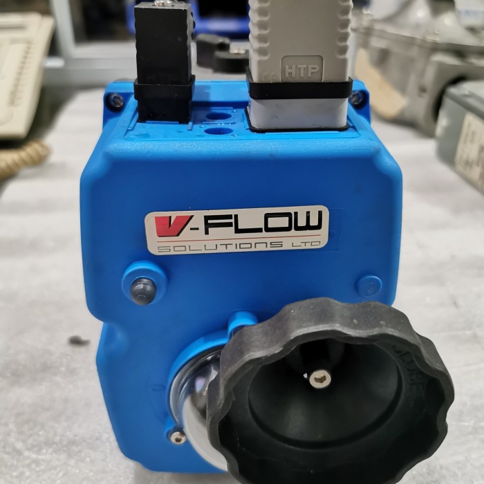 Ball Valve 1/2" NPT SS316 C/W VF-05s Electric Actuator V-FLOW