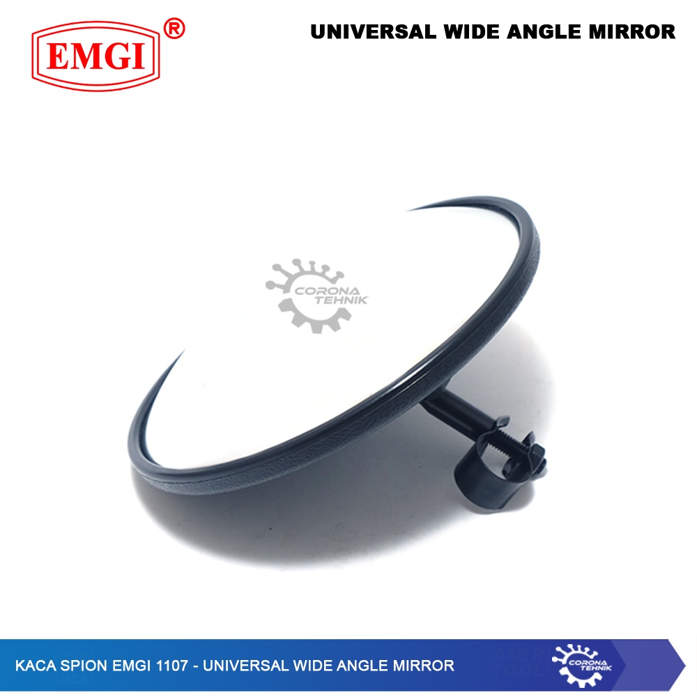 EMGI 1107 - Kaca Spion - Universal Wide Angle Mirror - Cembung - 7 Inch