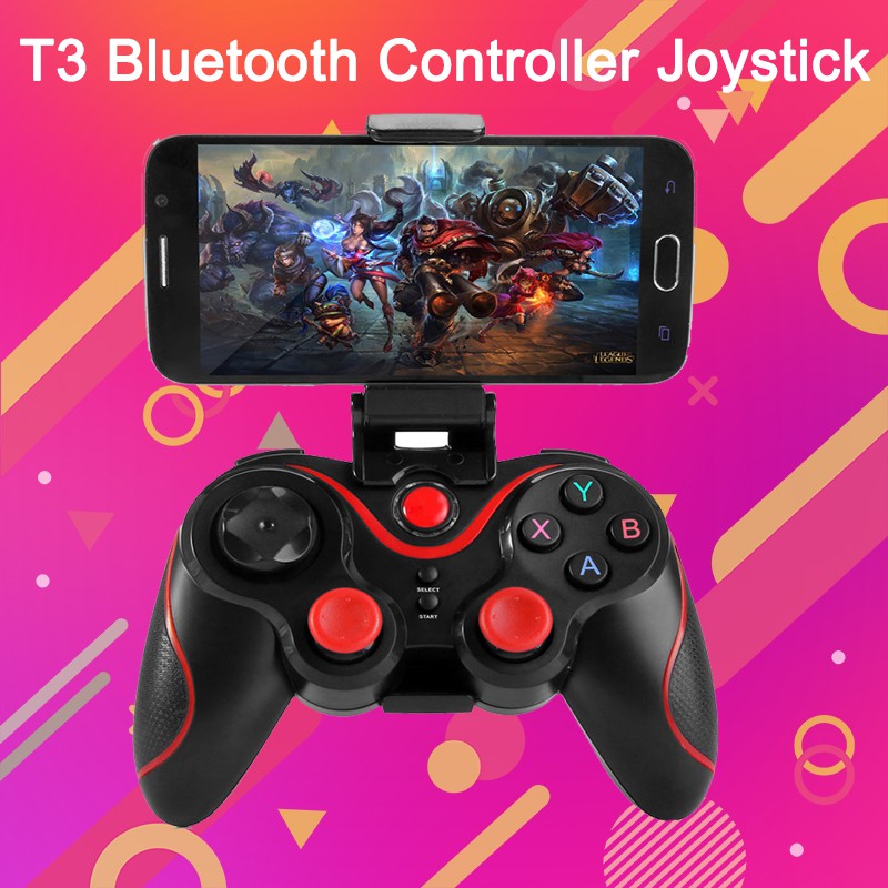 Gamepad T3/X3 Bluetooth Controller Joystick For Android PC TV Box With Holder Free Fire