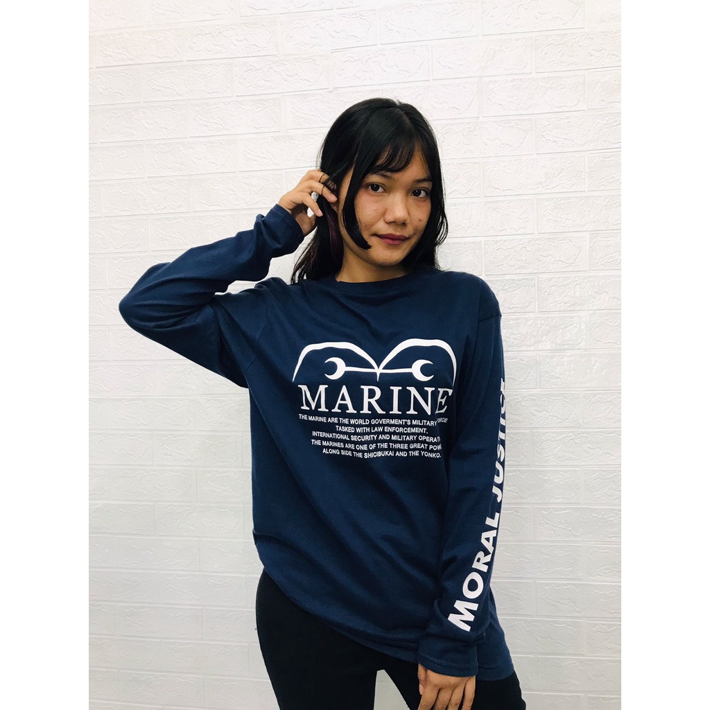 Longsleeve Marine Moral Justice Navy Onepiece