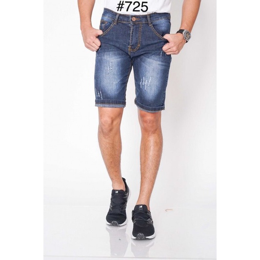 CELANA JEANS PRIA 3/4 MEN SHORT SERIES