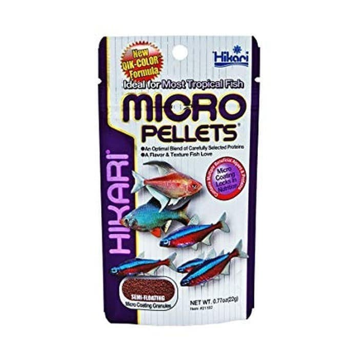 HIKARI MICRO PELLETS 22 GR MAKANAN IKAN TROPIS PAKAN IKAN HIAS