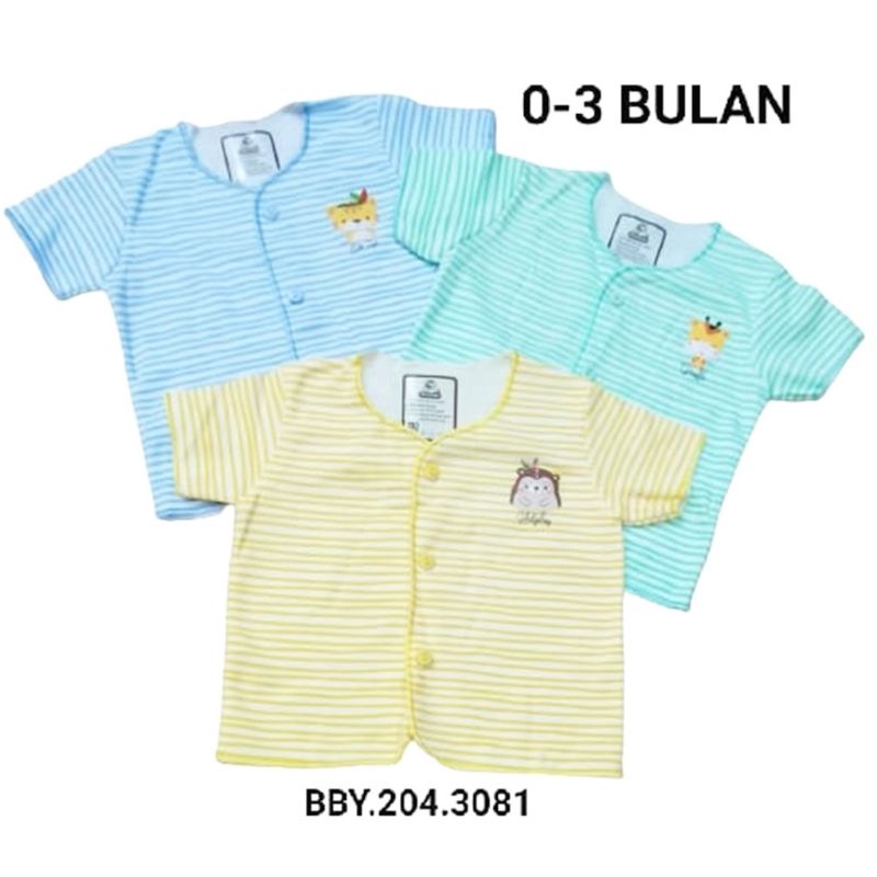 Baju bayi 0-3m NASUKA halus isi 3/ Baju bayi new born / baju bayi Premium