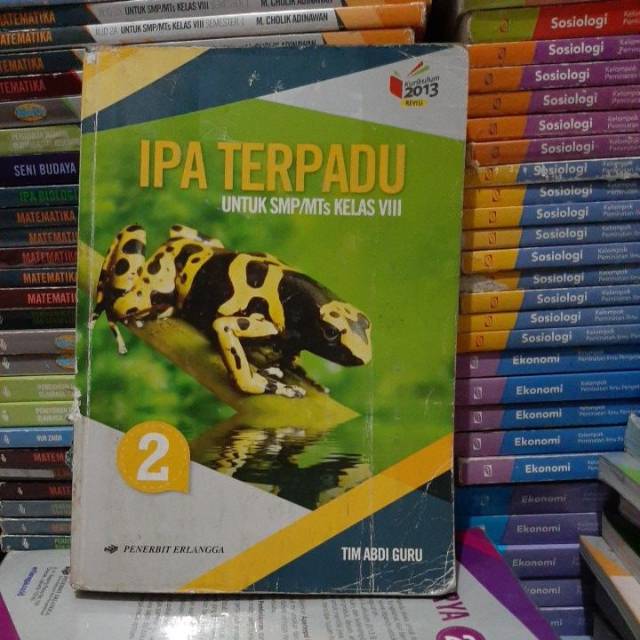 BUKU BEKAS IPA TERPADU SMP KELAS 2 ERLANGGA