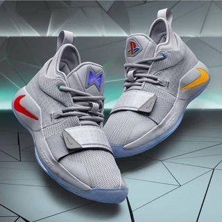 Sepatu Basket Nike Paul George 2 Playstation Wolf Grey