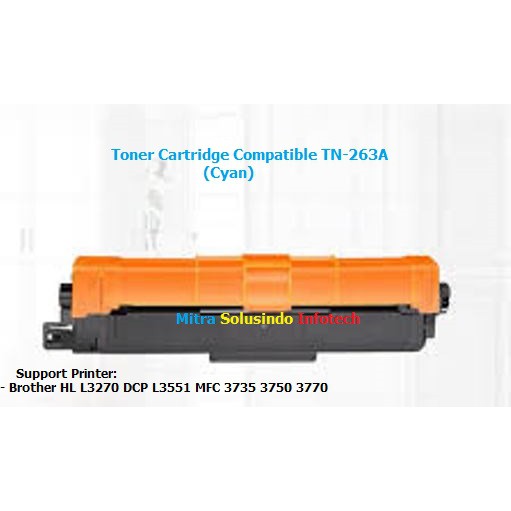 Toner Cartridge Compatible TN-263-BR HL L3270 DCP L3551 MFC 3735