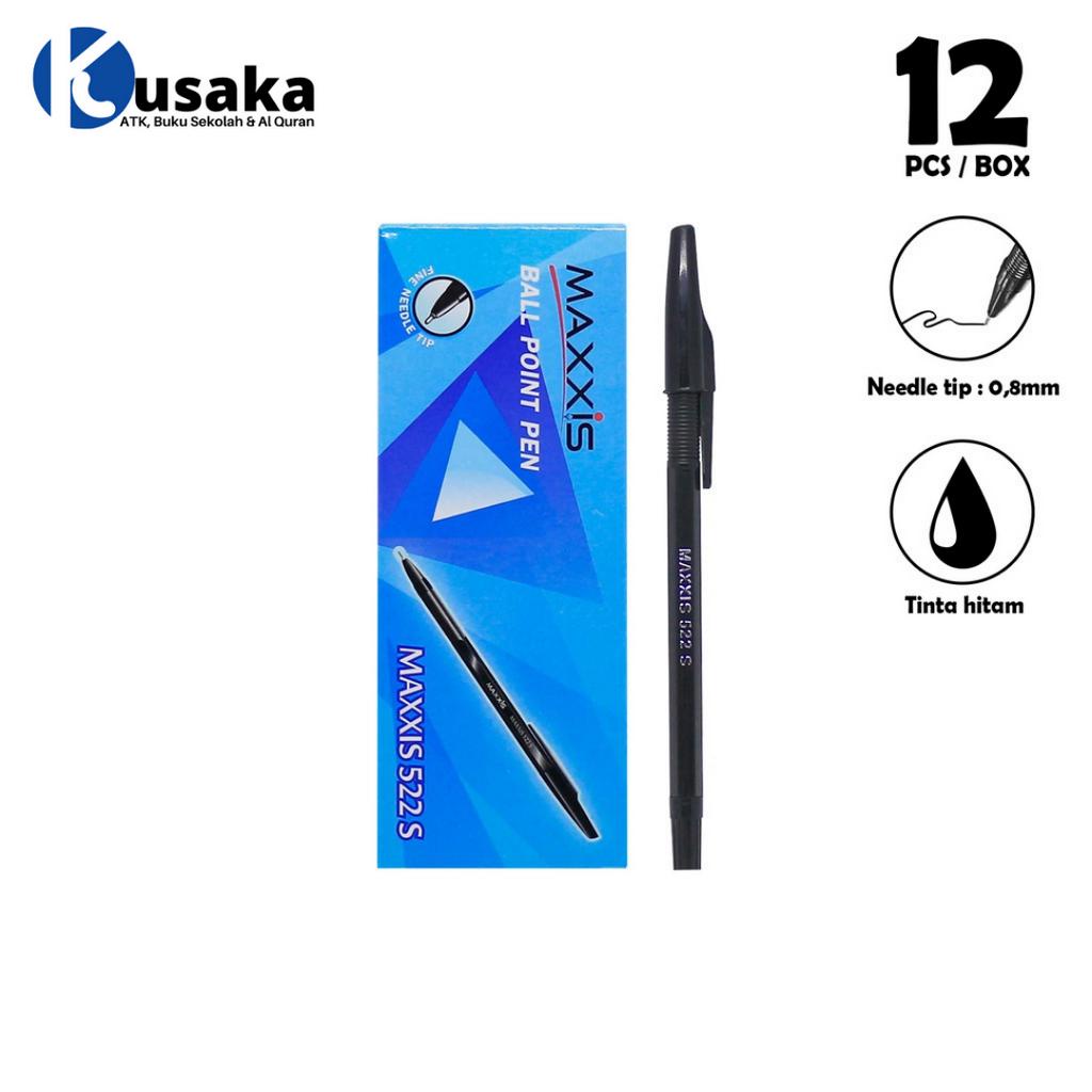 

Pulpen Bolpoint Bolpen 0.8 mm Tinta Hitam 1 Pcs