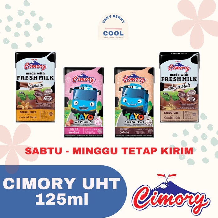 

Cimory UHT Fresh Milk Tayo 125ml - Cashew