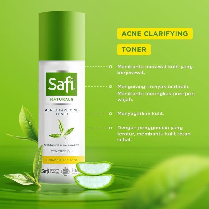 SAFI Naturals Tea Tree Oil Acne Cleanser Acne Toner Anti Acne Cream Natural 20 45 50 100 (VH)