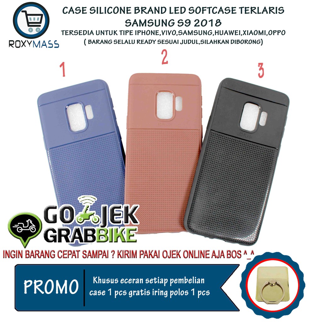 Terlaris Termurah Samsung S9 Case Merk Led Flash Softcase Softshell Casing Hp Keren Kekinian