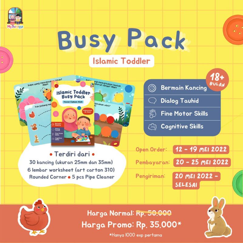 Islamic Toddler Busy Pack
