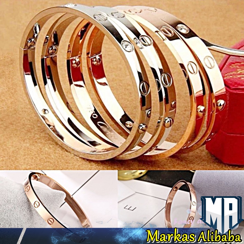 GELANG TITANIUM WANITA KOREA / GELANG WANITA TITANIUM