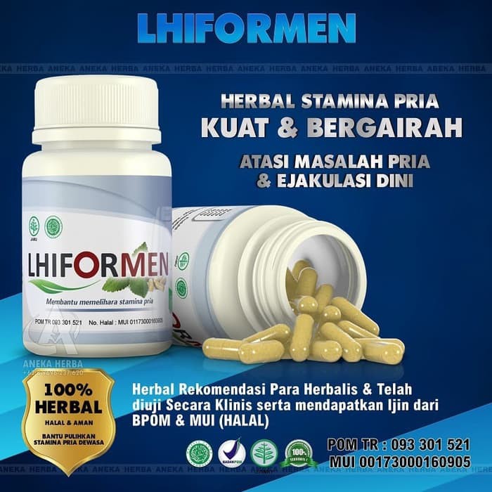 BISA COD Obat Kuat Pria BPOM ORIGINAL Jamu Kuat Pria LHIFORMEN