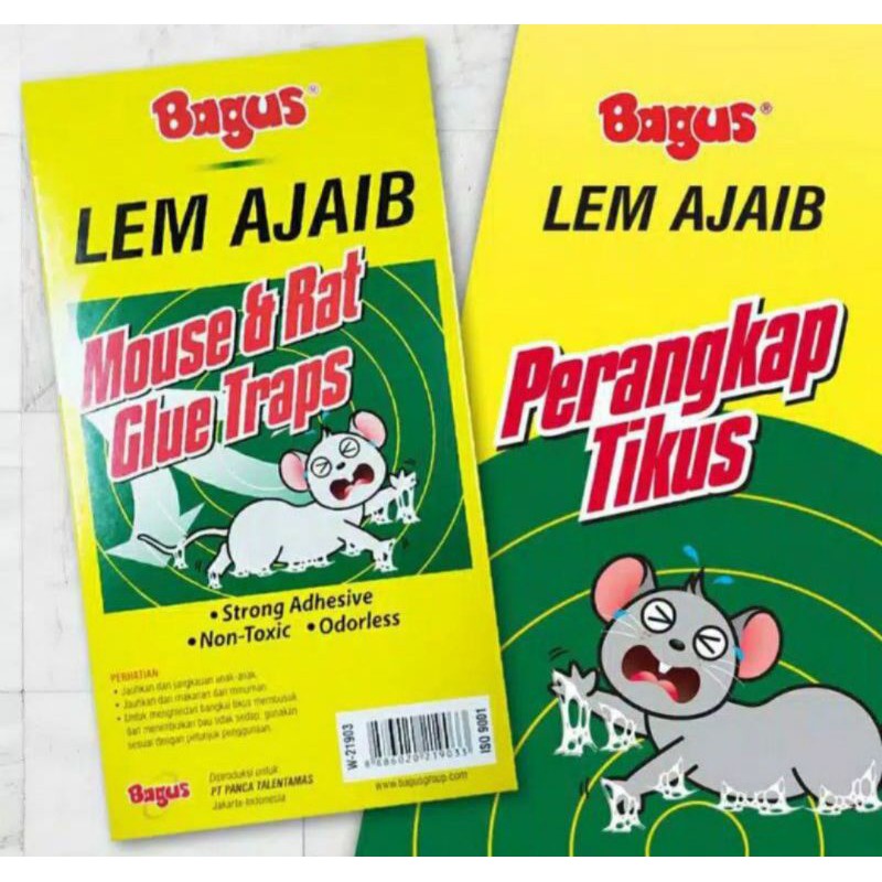 2 × Bagus Lem Ajaib - Perangkap Tikus (2 Papan)