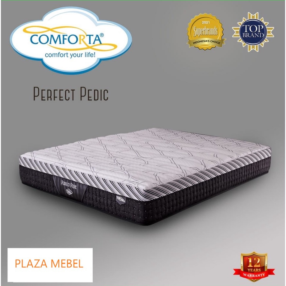 Kasur Perfect Pedic Comforta Spring Bed Latex Kesehatan ( Matras Only )