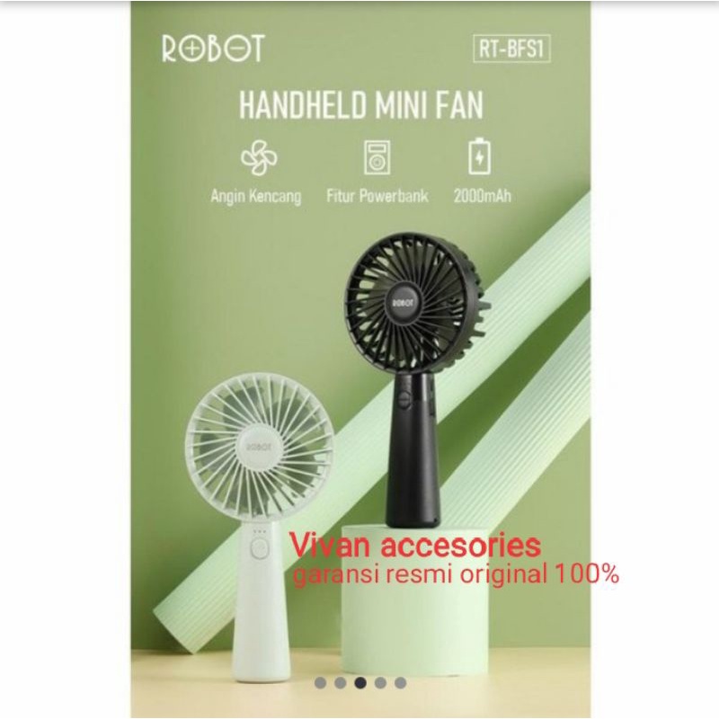 ROBOT RT-BFS1 2000Mah Handsedr portaghbel USB mini Fan