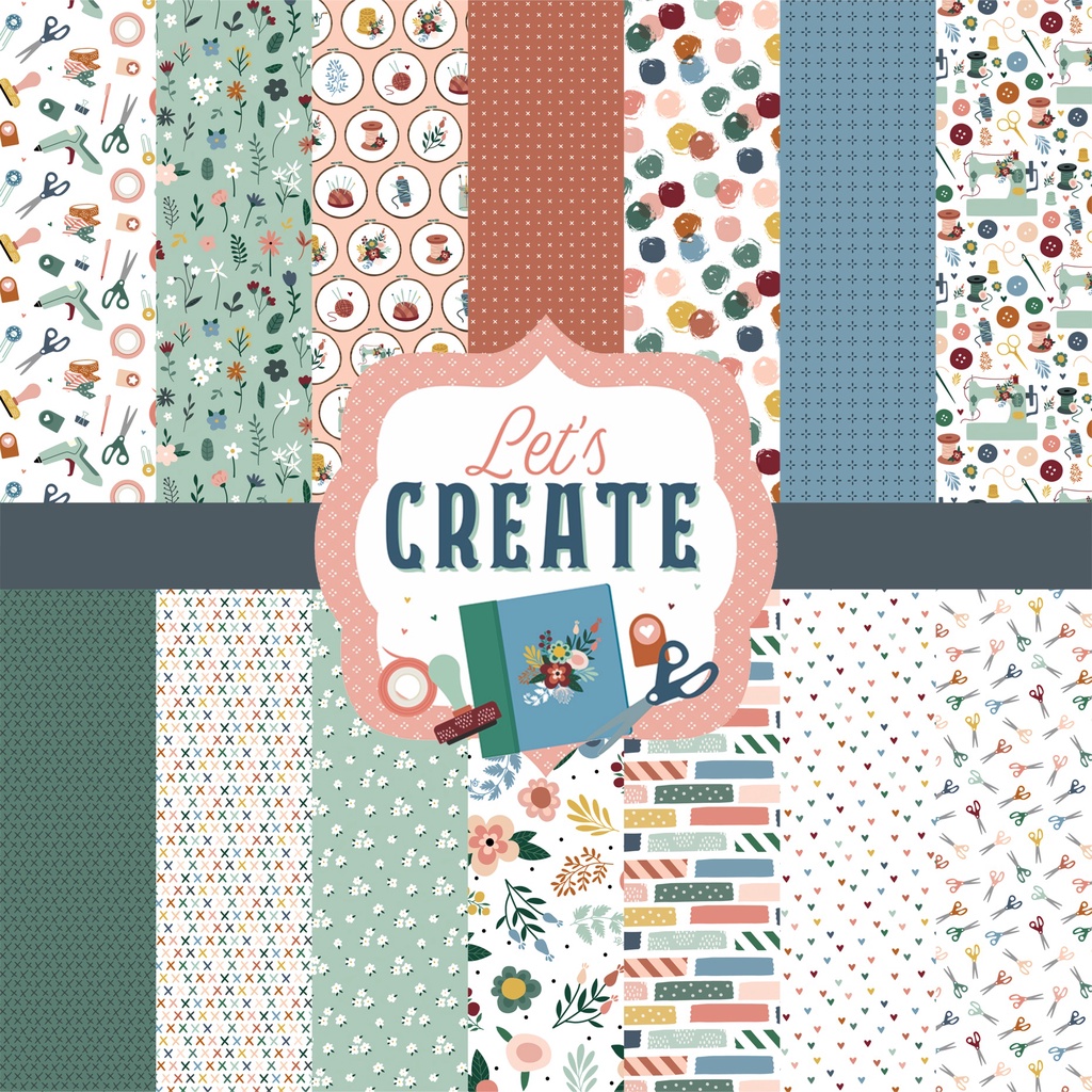 

SCRAPBOOK PAPER | KERTAS SCRAPBOOK MURAH | CRAFT PAPER | ECHO PARK - 06