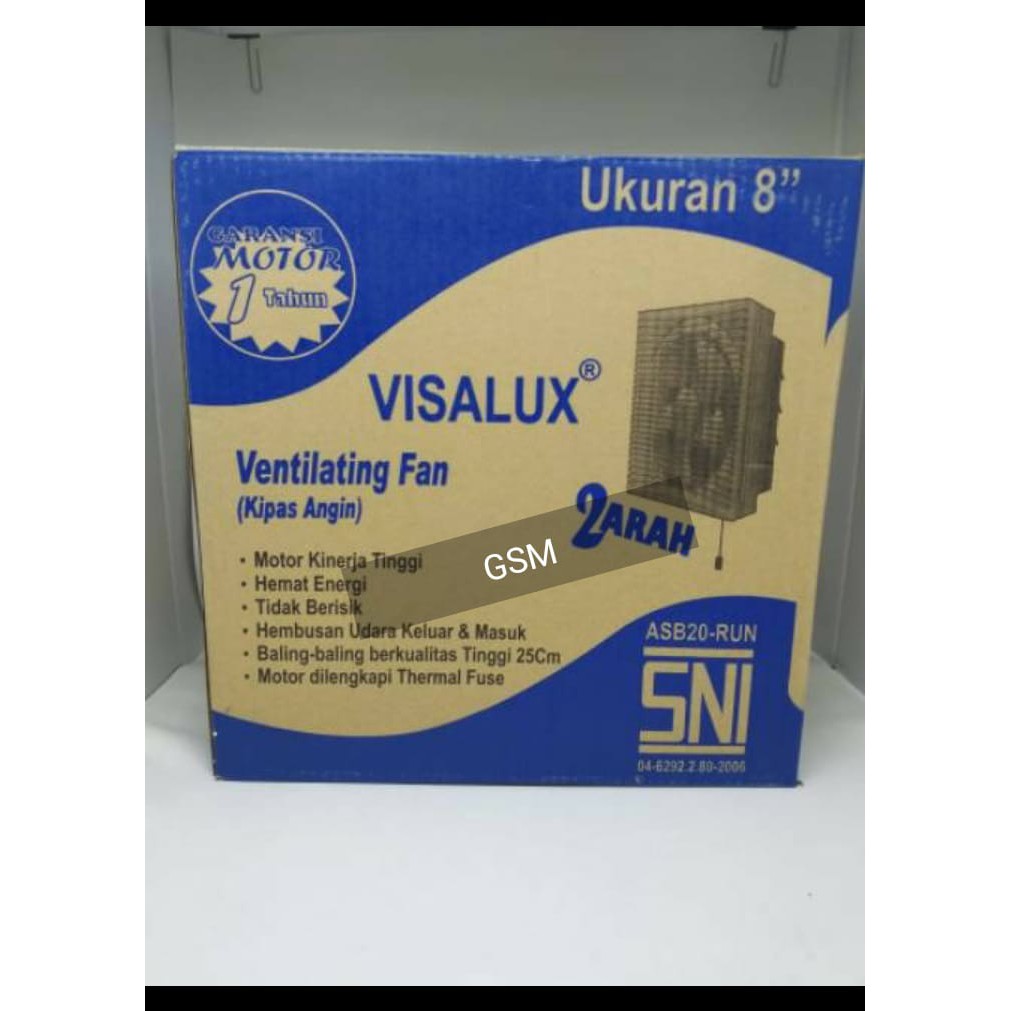 EXHAUST FAN DINDING 8INCHI ASB20-RUN 30WATT VISALUX