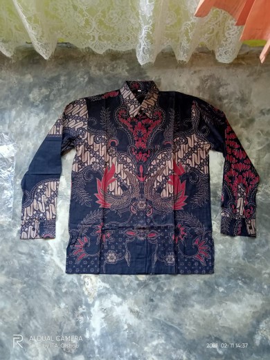 Kemeja Batik Pria Lengan Panjang Big Size Jumbo M.l.xl.xxl.3l.4l.5l.6l.7l.