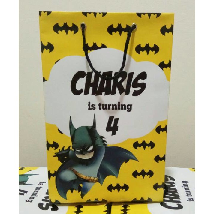 

Paper Bag Souvenir Ultah Batman