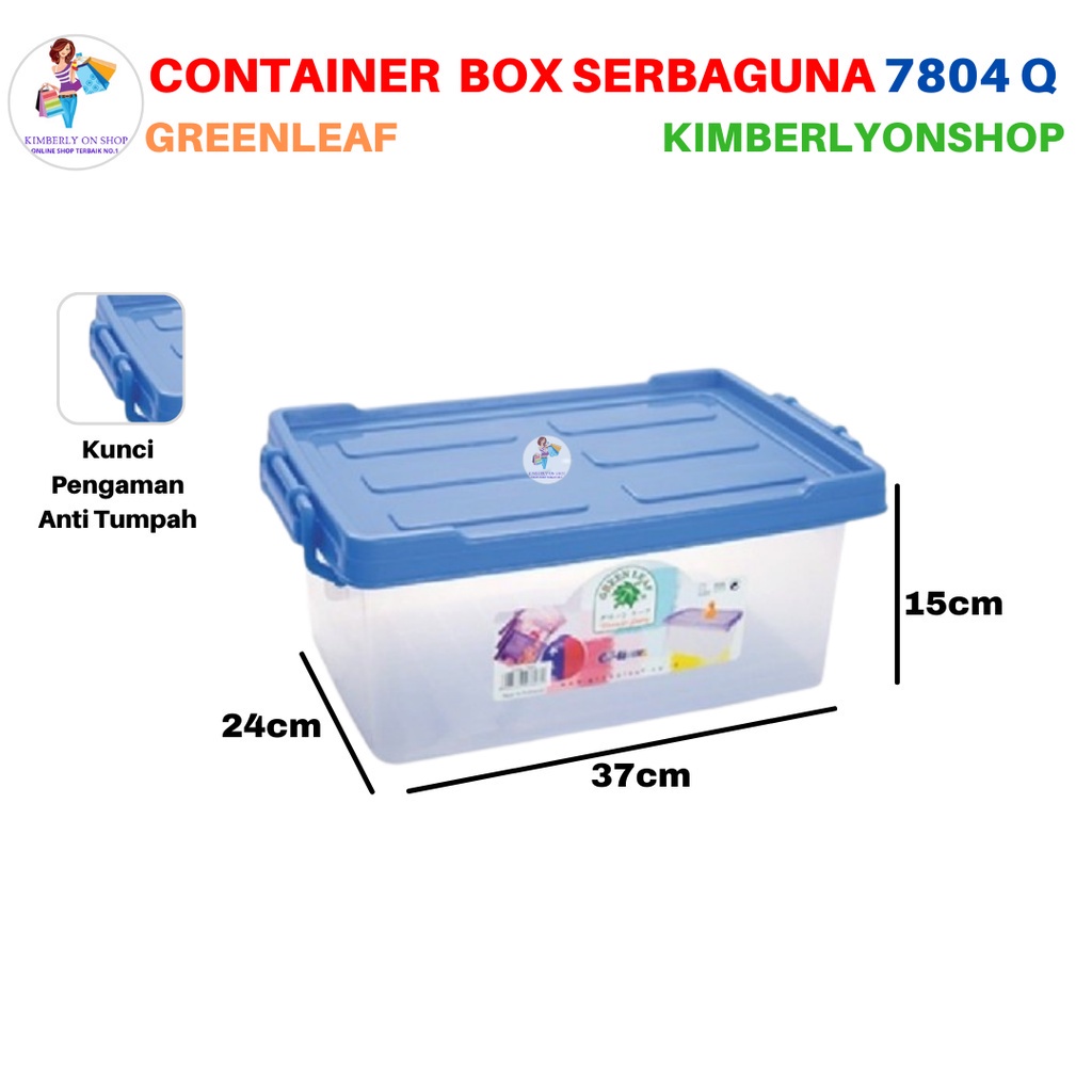 Container Box 9 Liter 7804 Green Leaf