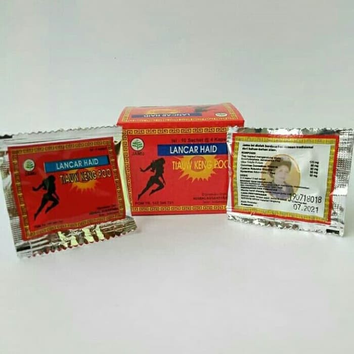 Kapsul Tiauw Keng Poo Jamu Lancar Haid Herbal